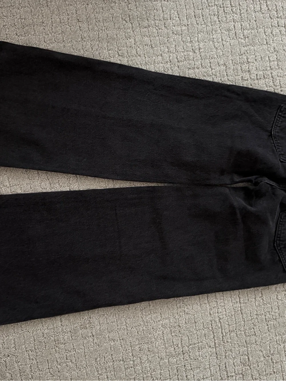 NWT Old Navy girls two tone baggy wide leg jeans, 12